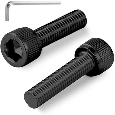 Dopschroeven M3 x 30 mm - Inbusbouten Zeskant - Machine Reparatie - Gelegeerd Staal 12.9 - 120 stuks - Zwart