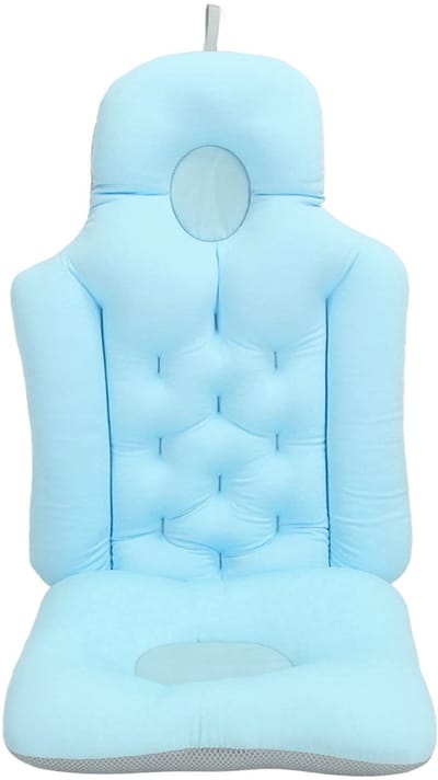 Dailygoods- Badkussen Luxe - Ergonomische Hoofdsteun - Opvouwbaar Matras - Waterdoorlatend/Ademend - Comfortabele Pasvorm - Veiligheidsondersteuning - Badmatras