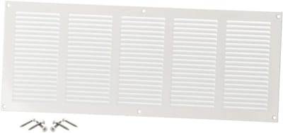 Ventilatierooster - Afvoerluchtrooster Rasters - Luchtcirculatie Verbeteren - Met Insectengaas - 500 x 200 mm - Wit