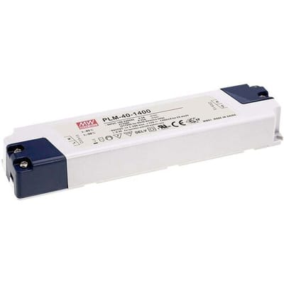 MW Mean Well MEAN WELL PLM-25-350 LED-driver Constante stroomsterkte 25 W 0.35 A 42 - 72 V/DC Geschikt voor meubels, Overbelastingsbescherming 1