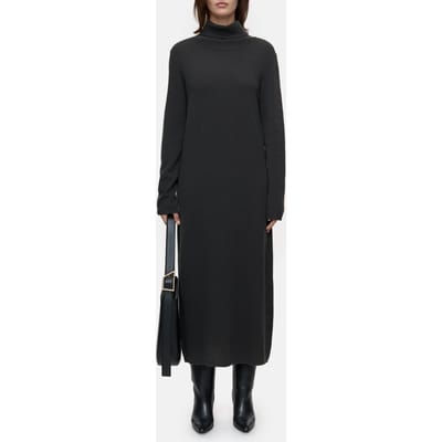 Closed Rolli Dress Extra Long Dresses Irish Coffee Maat: S | Maxi Jurken Outlet | Dames | Zwart
