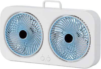 VHV - Campingventilator - campingventilator met lamp - USB oplaadbaar, stil - voor camping, tent, caravan