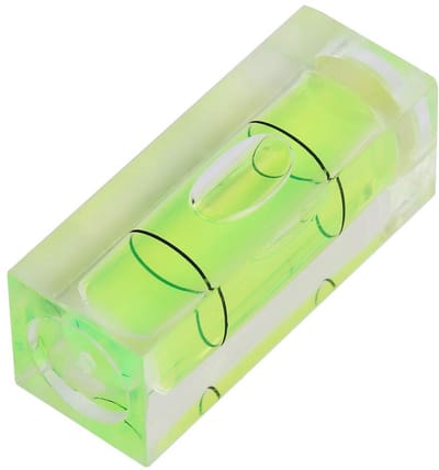 Dailygoods- Waterpas Mini - 5 Stuks - Hoogwaardige Precisie - Acryl/ABS Materiaal - Duidelijk en Handzaam - Geschikt voor Camera's