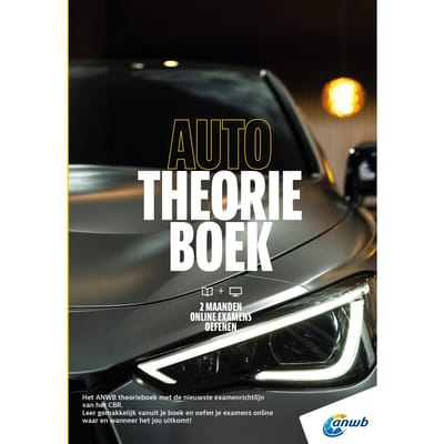 Auto Theorieboek B + Online Examens Oefenen - Anwb Rijopleiding - ANWB