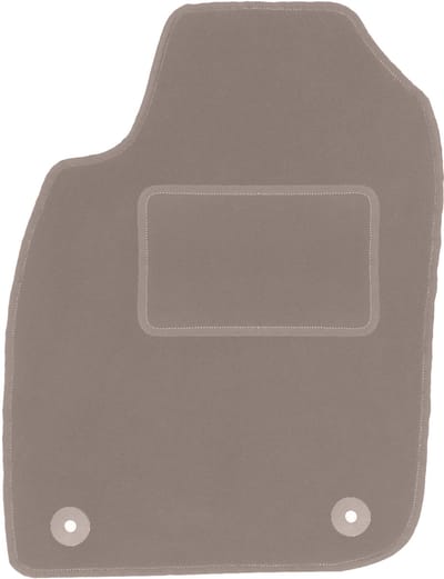 Beige bestuurdersmat voor: Audi A6 C5 avant, stationwagen, sedan, quattro, allroad (1997-2005)