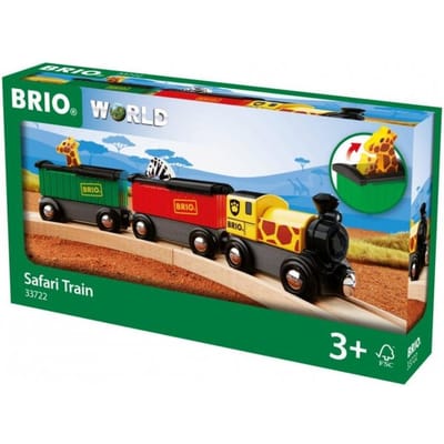 BRIO Trein met Safari Dieren - Treinbaanonderdeel voor 3+ jaar - 33722