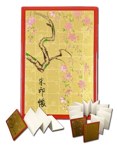 Japans Dagboek met Kersenbloesem Patroon Harde Kaft 48 Pagina's