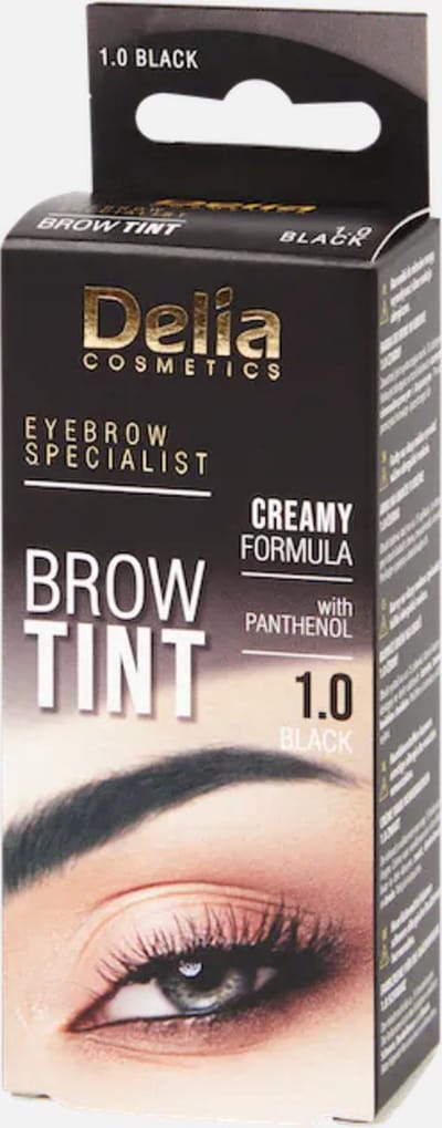 Brow Tint - 1.0 black - Creamy formula - eyebrow specialist - Delia wenkbrauwtint - Delia cosmetics