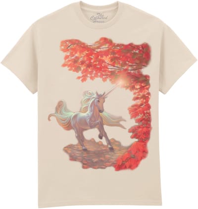 Eenhoorn Autumn Magic Unicorn The Coloured House T-shirt M