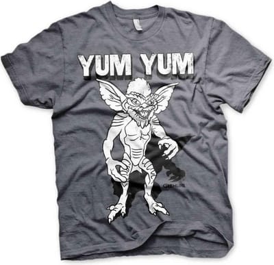 Gremlins Heren Tshirt -2XL- Yum Yum Grijs