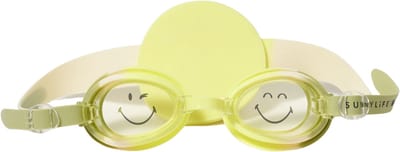 Sunnylife - Duikbril - Smileyworld Sol Sea - 3-9jaar - 16x3x5cm - UV-bescherming 380 - Geel