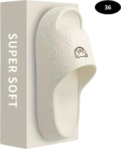 Livano Badslippers Dames & Heren - Comfortabel - Flip Flops - Sauna - Zomer - Wit - Maat 36