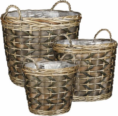 Mica Decorations Manden Lorens – Donkerbruin – 39 x 45 cm - 3 stuks