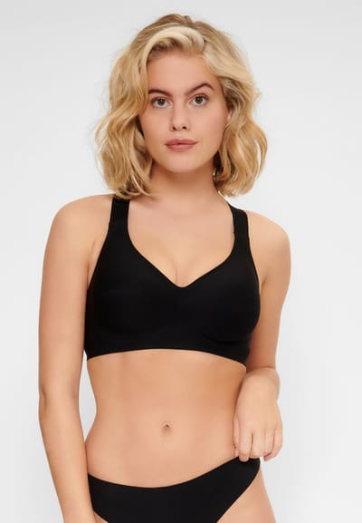 LingaDore - Onzichtbare Soft BH Zwart - maat S - Zwart