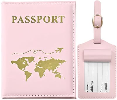 Paspoorthouder Leren - Reisportemonnee - Ticketkaart Houder - Creditcard Organizer - Lichtgewicht - Perfect voor Reizen