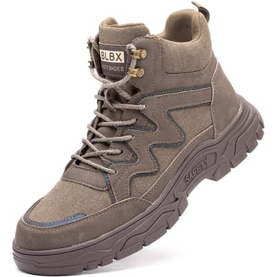 Werkveiligheidslaarzen Heren Veiligheidsschoenen Onverwoestbare Werksneakers Stalen Neus Laarzen Antislip Anti-plet Werkschoenen Heren Laarzen 42