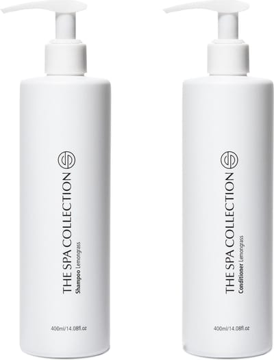 The Spa Collection Lemongrass - Shampoo + Conditioner - Milde formulering - 400 ml pompfles - Set van 2 stuks