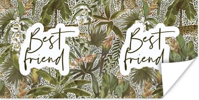 Poster Beste vriend - Quotes - Best friend - Spreuken - Vrienden - 120x60 cm