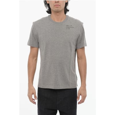 Slim Fit MENS MET EEN BUITENGEWONE VISIE T-shirt met ronde hals in grijs