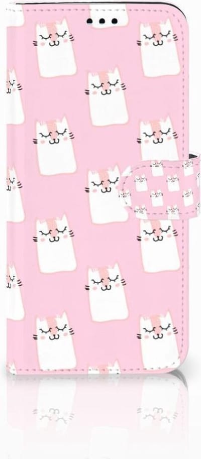 Samsung Galaxy S9 Plus Telefoonhoesje met Pasjes Sleeping Cats