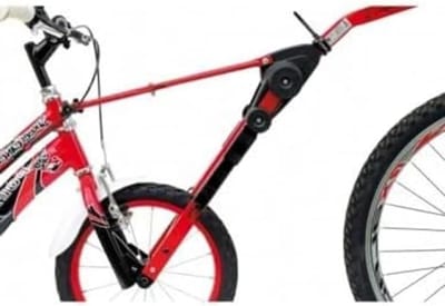 Fiets Trekstang - Kinderfiets Adapter - Kinderen Fietsen - Eenvoudig Bevestigen - Standaard Maat - Geel