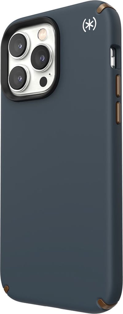 Speck hoesje geschikt voor Apple iPhone 14 Pro Max - Slank - Ultieme Bescherming - Luxe Soft-touch Afwerking - Valbescherming gecertificeerd tot 4 meter - Microban Antibacterieel - Presidio2 Pro lijn - Grijs