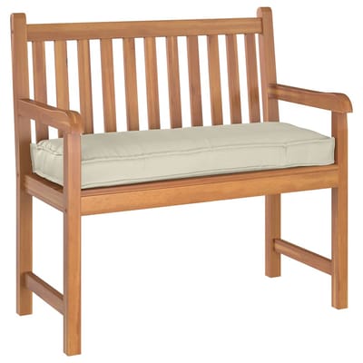 vidaXL Kussen Oxford Stof Crèmekleurig 100 x 40 x 8 cm