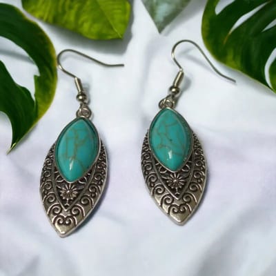 Aramat Jewels | Oorhangers | Bohemien Oorhangers met Ovale Hanger | | | | | | | Verkleurd niet
