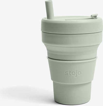Stojo - Junior Cup met Rietje 250 ml Sage - Siliconen - Groen -