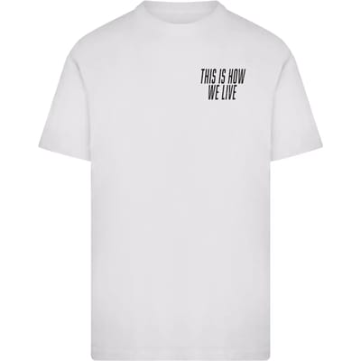 Mister Tee - This Is How We Live Heren Tshirt - XL - Wit