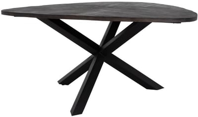Tower Living - Trivero eettafel - 150 cm - olijfbruin