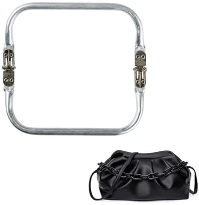 Dailygoods- Tas Handvat U-vormig Frame - Aluminium Tas Koppeling - Doe-het-zelf Projecten - Lichtgewicht en Duurzaam - Ideaal voor Clutch en Portemonnee - Tasframe