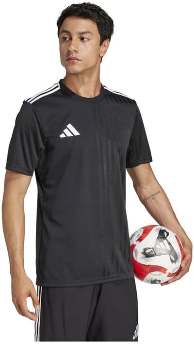 Adidas Campeon 25 T-shirt Met Korte Mouwen Zwart S / Regular Man