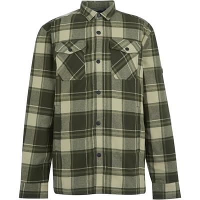 Spennith shacket shirt met fleece-voering voor heren