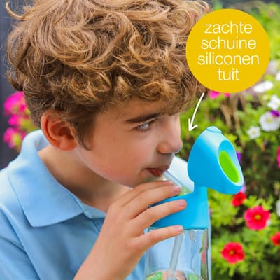 b.box Tritan-drinkfles - 600 ml - lekvrij - voor kinderen - driehoekige vorm
