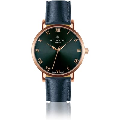Lederen horloge Philipp Blanc Bern