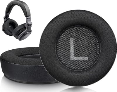 Vervangende Oorkussens voor Pioneer DJ HDJ-CUE1 Hoofdtelefoon, Comfortabele Earpads met Geluidsisolatie en Duurzaam Schuim