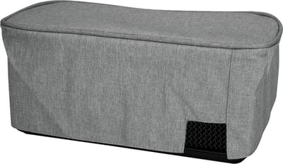 kwmobile beschermhoes geschikt voor Marshall Middleton Wireless hoesje - Stofhoes voor miniluidspreker - Luidsprekerhoes - Box cover in grijs