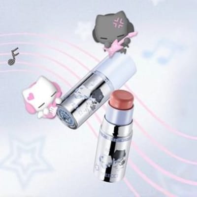 VEECCI - Note Pudding Edition Velvet Lip & Cheek Multi-Purpose Stick - 3 Colors D01# Fog Pink - 4.1g