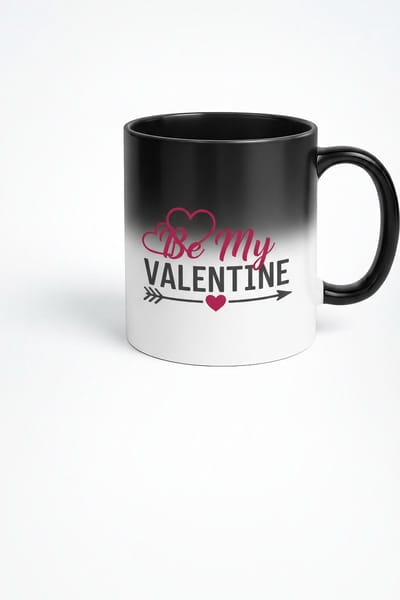Magische Mok 'Be My Valentine' - Warmtegevoelige Valentijnscadeau Mok met Kleurverandering