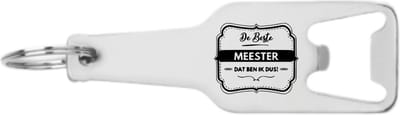 Akyol - de beste meester ben ik dus flesopener - Meester - familie - cadeau - 105 x 25mm