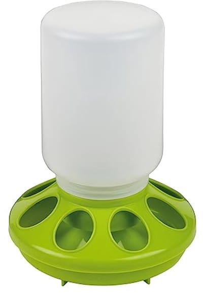Voederautomaat voor kuikens en kleinere vogels - 1 kg - Ø 15,5 x 20,5 cm