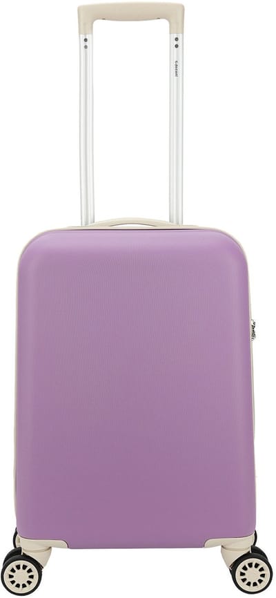 Decent STAR-MAXX Handbagage koffer 55x35x20 - Handbagage trolley - Lichtgewicht koffer - Reiskoffer - Veilig TSA Cijferslot – Lila