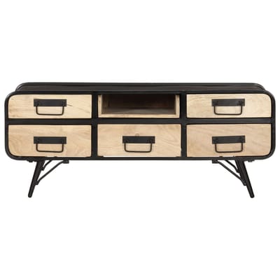 vidaXL - Salontafel - 100x50x40 - cm - massief - mangohout