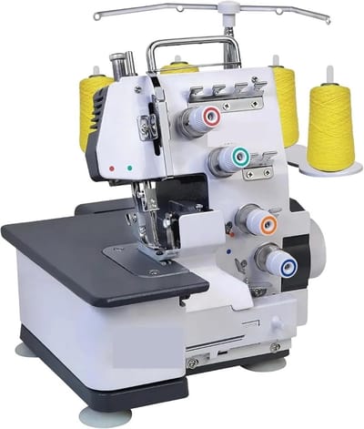 Overlocknaaimachine - Lockmachine - Professioneel Naaiwerk - Stabiel Metalen Frame - 30cm Hoog