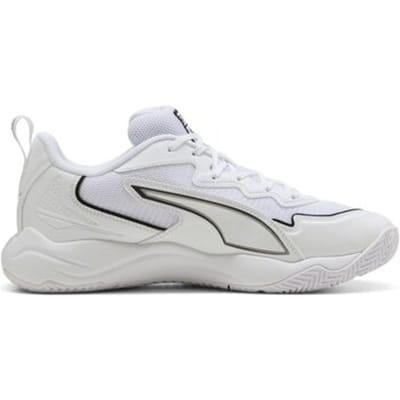 Puma Damen Solarflash 4 Zaalvoetbalschoenen Indoor Puma White-Puma aged silver