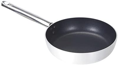Aluminium Koekenpan met Antiaanbaklaag en Buisvormige Handgrepen - Roestvrij Staal