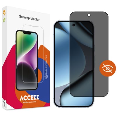 Accezz Gehard Glas Privacy Screenprotector voor de Google Pixel 11 Pro
