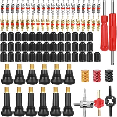Ventiel Reparatie Set - Band Reparatie Kit - Auto Banden Onderhoud - Compleet Met 100 Delen