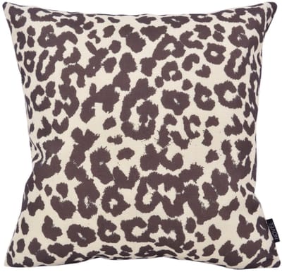Brown Leopard Kussenhoes | 45x45 cm | Katoen/Linnen | Sierkussenhoes | NOVÉE